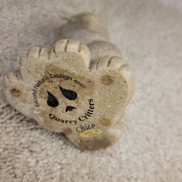 Handcrafted Sad Cat Figurine Stone Cute & Quirky Vintage Quarry Critters Chico - Picture 11 of 14